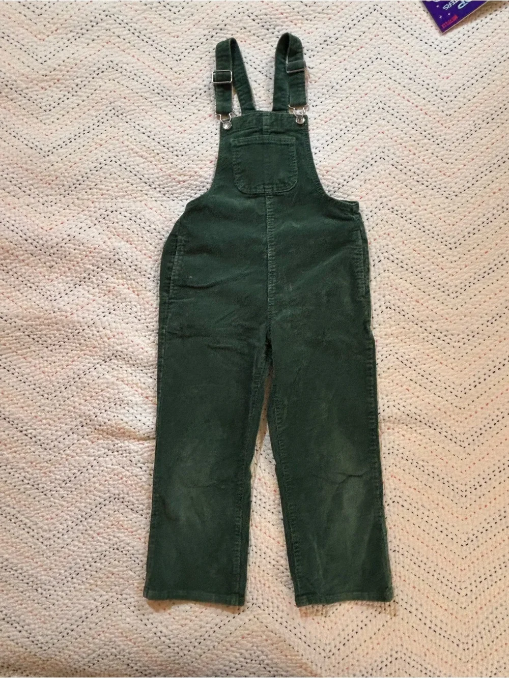 Cat & Jack Forest Green Corduroy Overalls